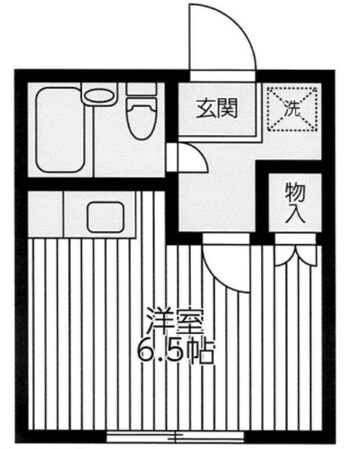 フラット三宿の物件間取画像